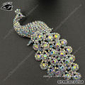 2013 Fashion Rhinestone Brooches Peafowl Design crystal AB for clothing